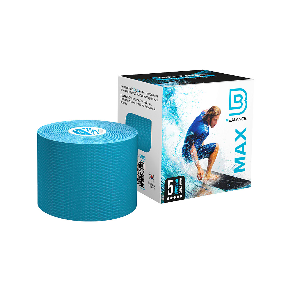 тейп BBTAPE, Кинезиотейпы BBTape Max (Био Баланс) с усиленной фиксацией, голубой, , для тела, BB МАХ
тейп BBTAPE, Кинезиотейпы BBTape Max (Био Баланс) с усиленной фиксацией, голубой, , для тела, BB МАХ