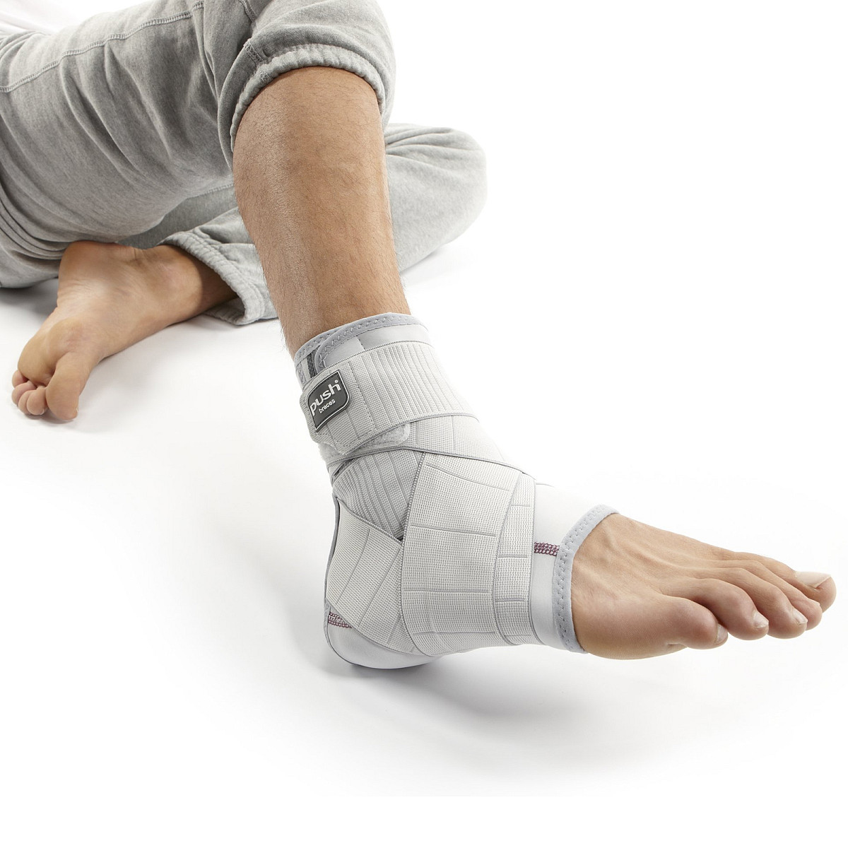 Ортез голеностопный PUSH Med Ankle Brace с ремнями серый - купить в  интернет-магазине Ортека по выгодной цене