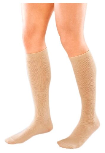 

гольфы VENOTEKS, Компрессионные гольфы VENOTEKS Clinic 1 класс компрессии, кремовые, 1C116