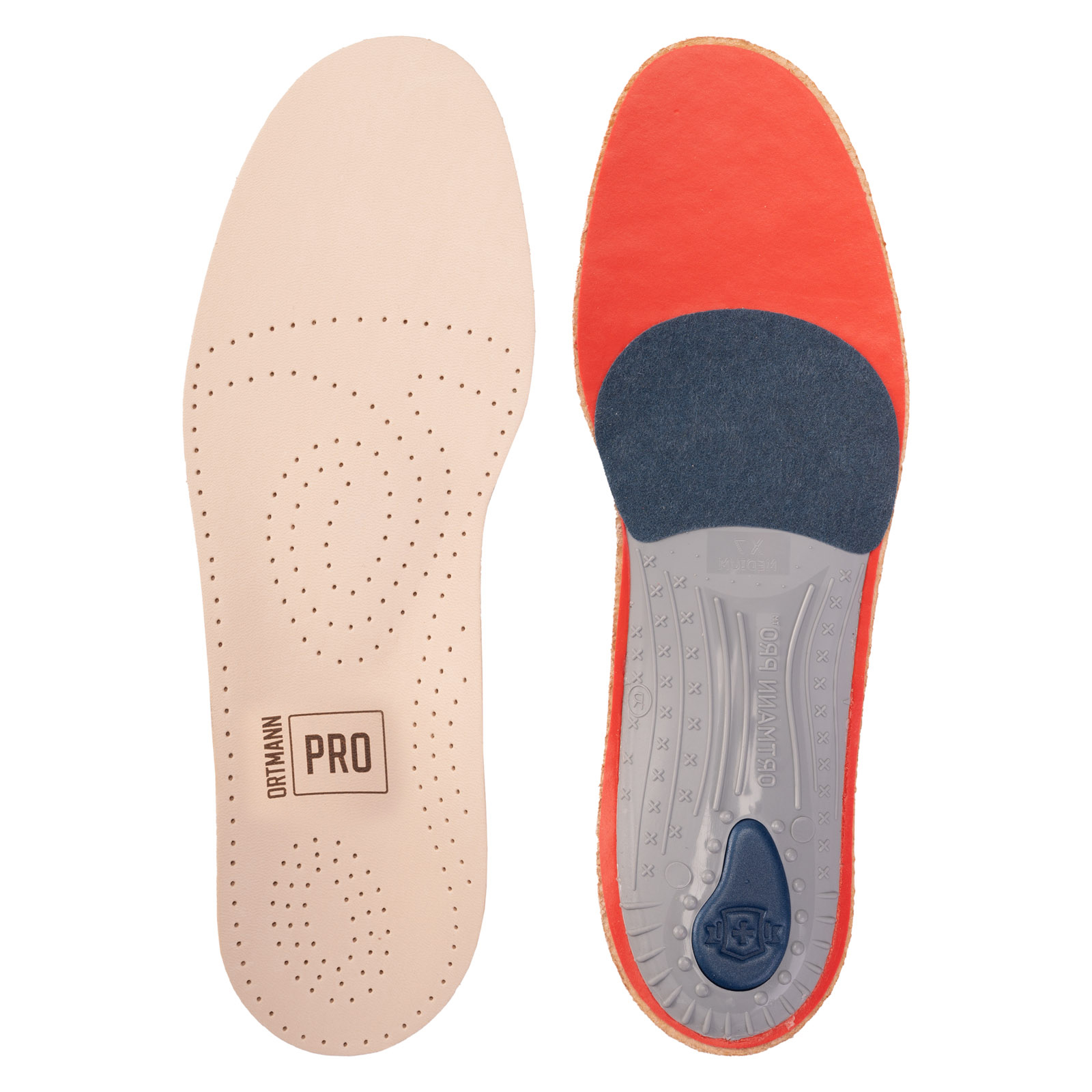 Индивидуальные ортопедические кожаные стельки повышенного комфорта ORTMANN PRO Leather Soft
