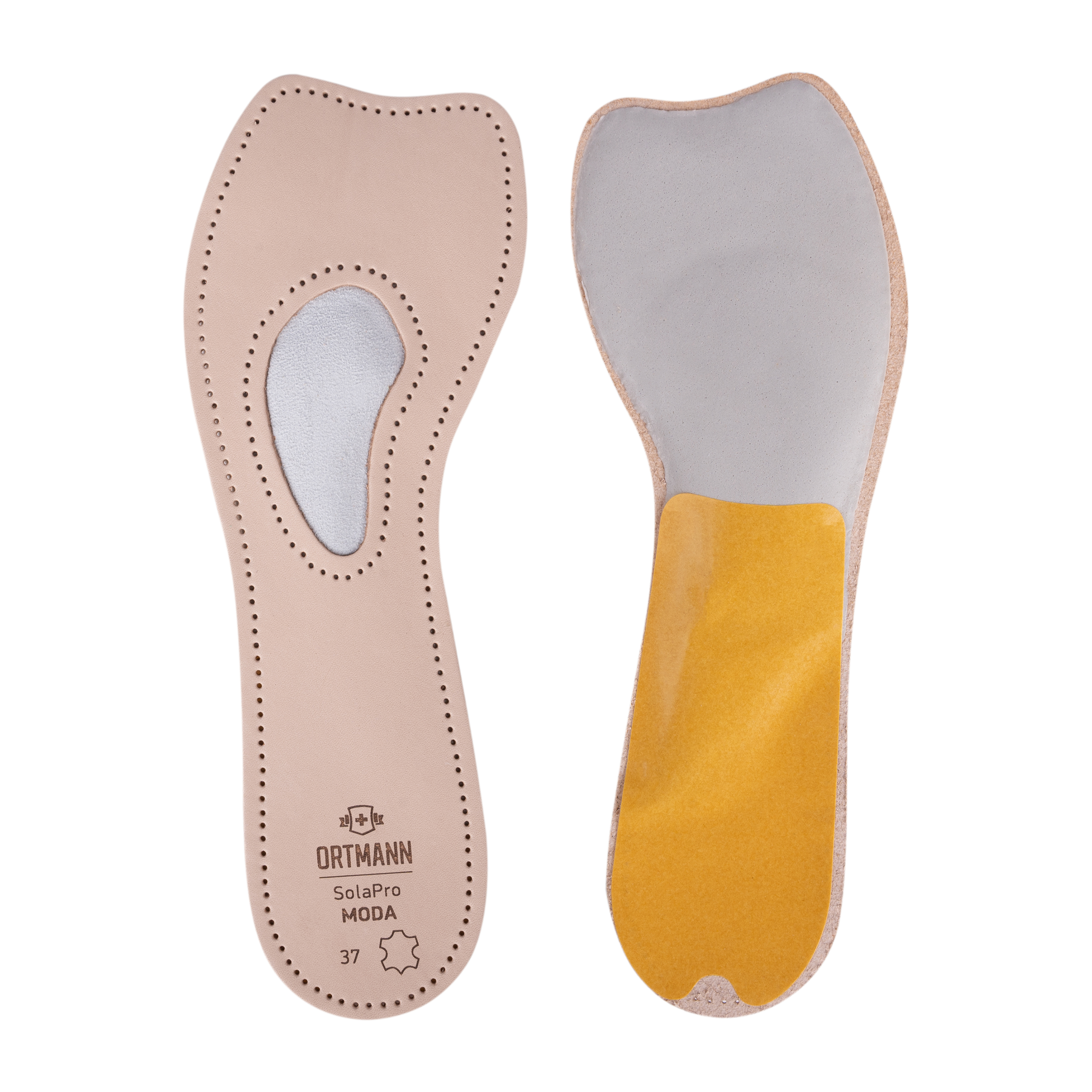 Ортопедические кожаные полустельки для обуви с каблуком выше 7 см для профилактики поперечного плоскостопия ORTMANN Moda