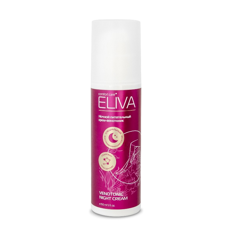 

крем-венотоник ELIVA, Крем-Венотоник ELIVA VENOTONIC NIGHT CREAM ночной для ног, VENOTONIC NIGHT CREAM