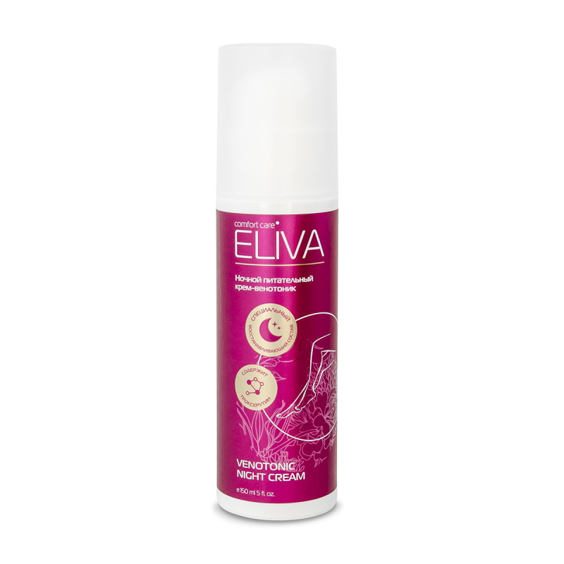 

крем-венотоник ELIVA, Крем-Венотоник ELIVA VENOTONIC NIGHT CREAM ночной для ног, VENOTONIC NIGHT CREAM