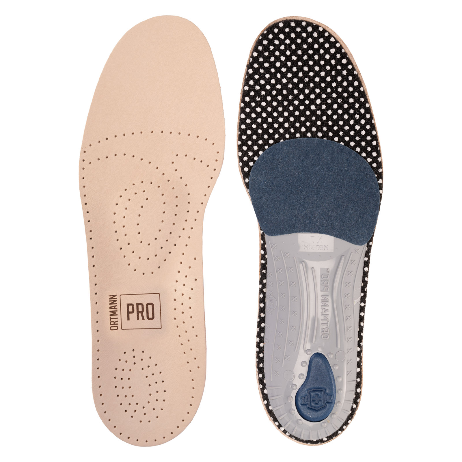 Индивидуальные ортопедические кожаные стельки ORTMANN PRO LEATHER