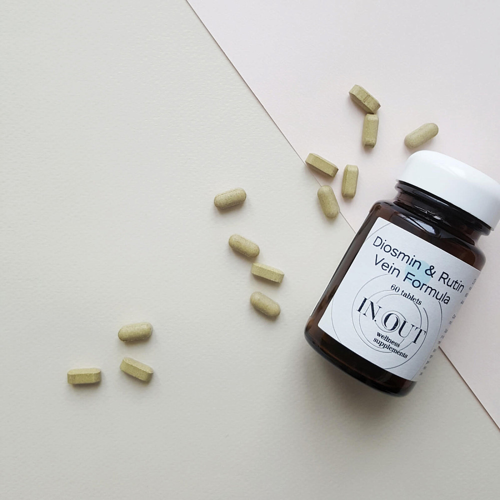 

капсулы IN.OUT, БАД Diosmin & Rutin Vein Formula, DIR60