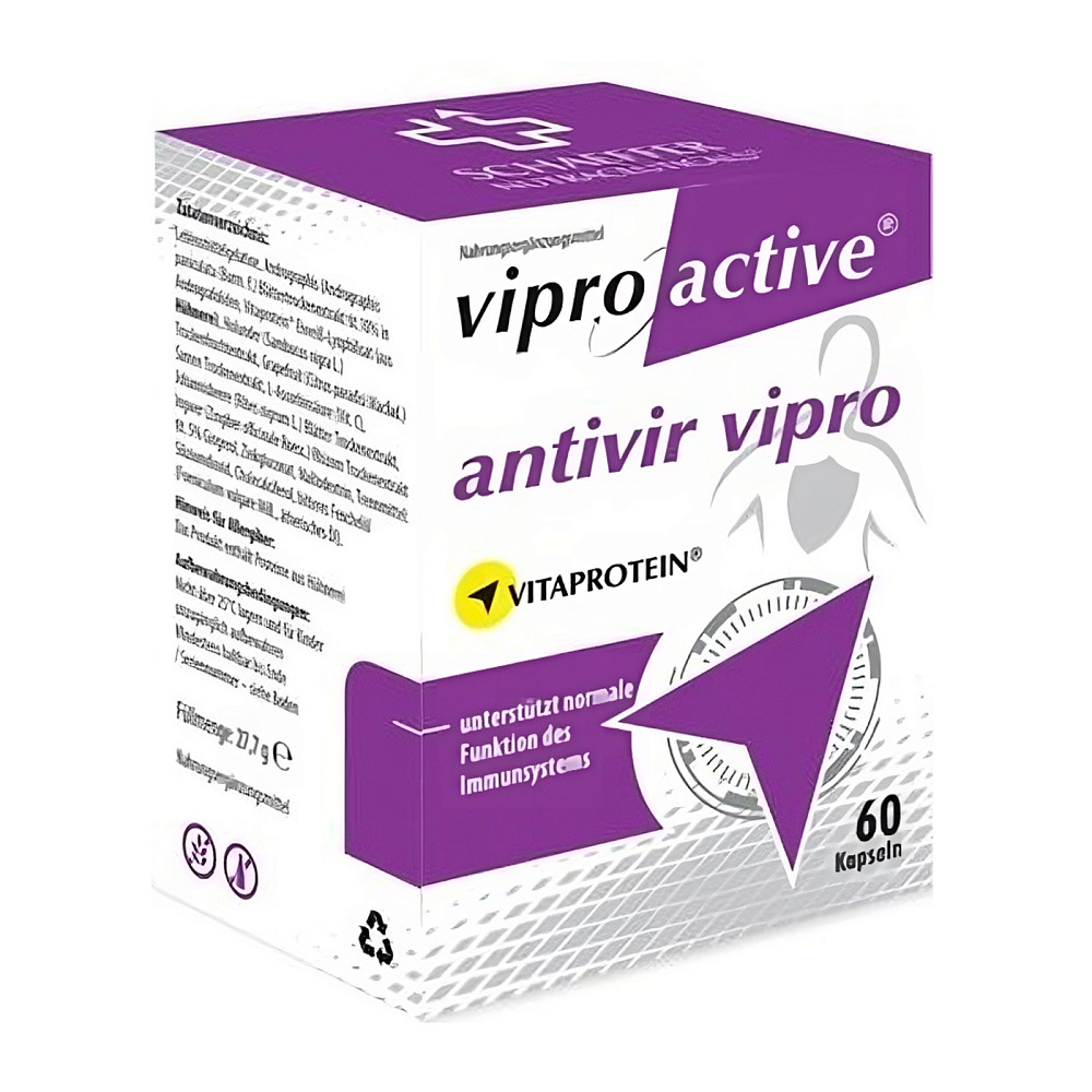 

капсулы VIPROACTIVE, Витамины для облегчения симптомов простуды и ОРВИ VIPROACTIVE Antivir, капс, Активир-випро