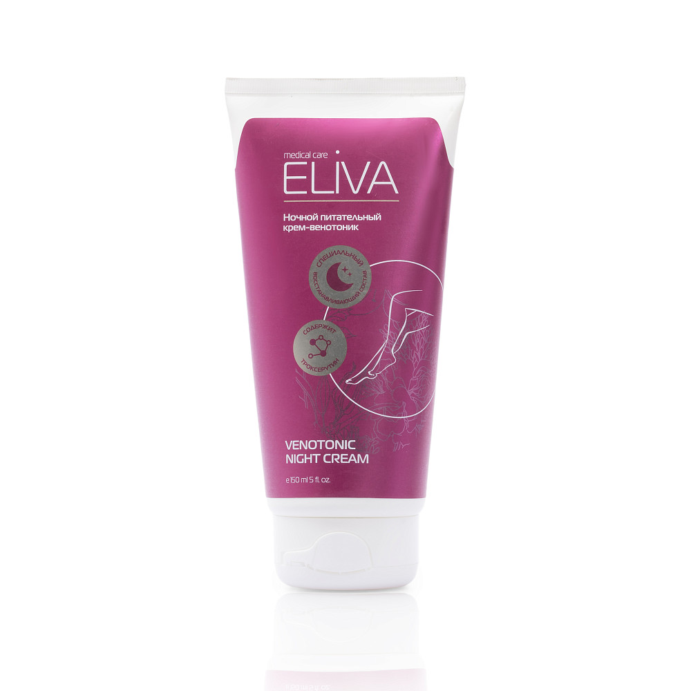 

крем-венотоник ELIVA, Крем-Венотоник ELIVA VENOTONIC NIGHT CREAM ночной для ног, VENOTONIC NIGHT CREAM